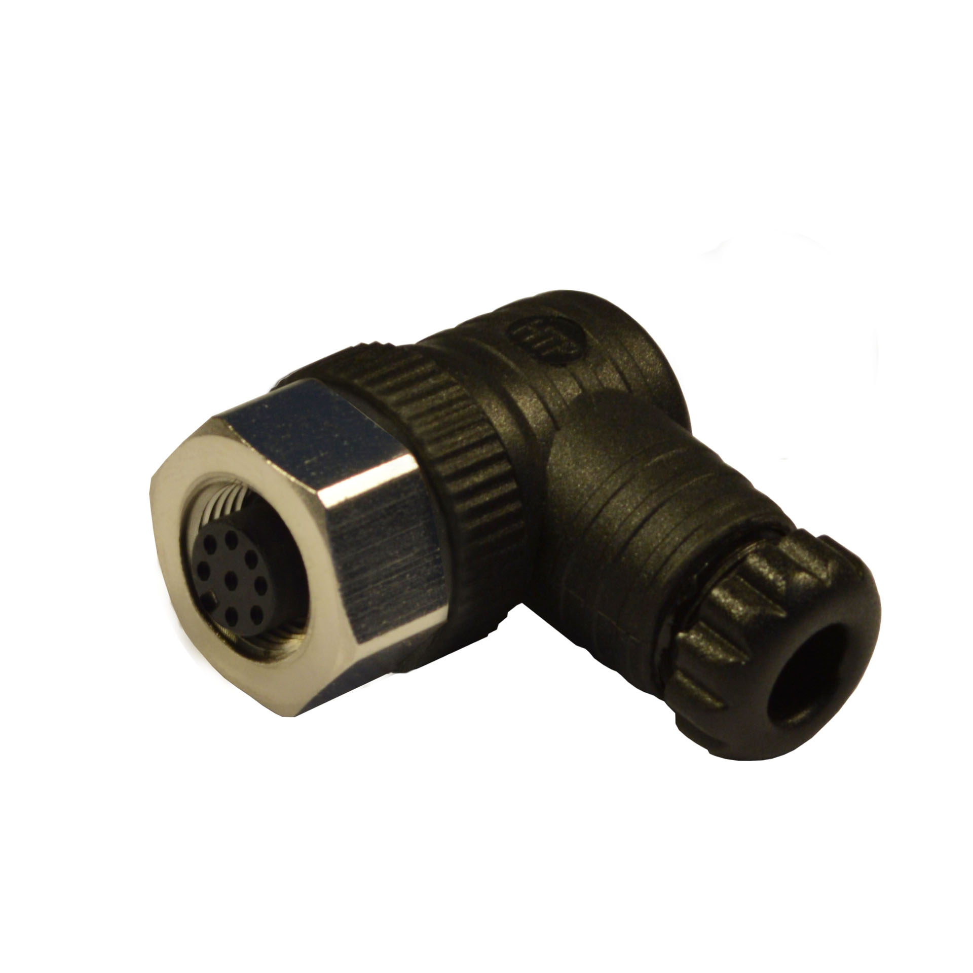 M12 field attachable,female,90°,8p.,PG7,ATEX approved